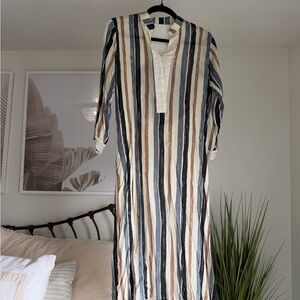 Striped Multicolor Women's Dress
